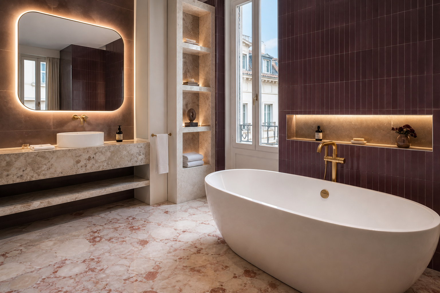 Bagno ristrutturato a Milano