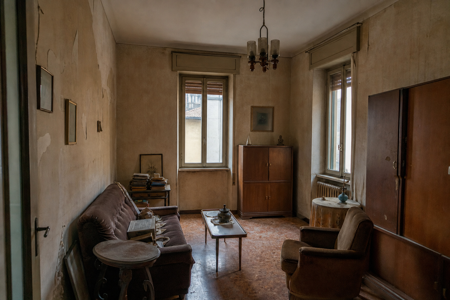 Appartamento prima della ristrutturazione